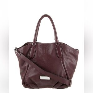 Marc Jacobs Brown Leather Tote Shoulder Bag